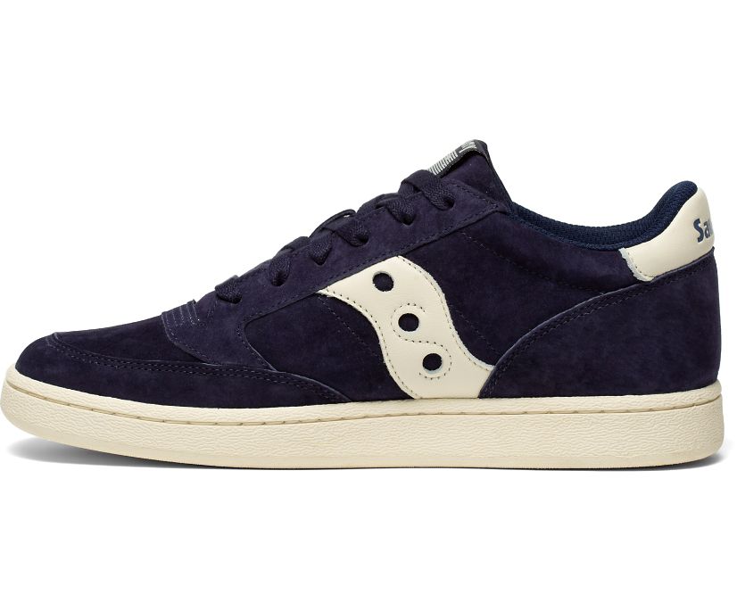 Saucony Jazz Court Nubuck Women's Originals Navy | Canada 055EBCX